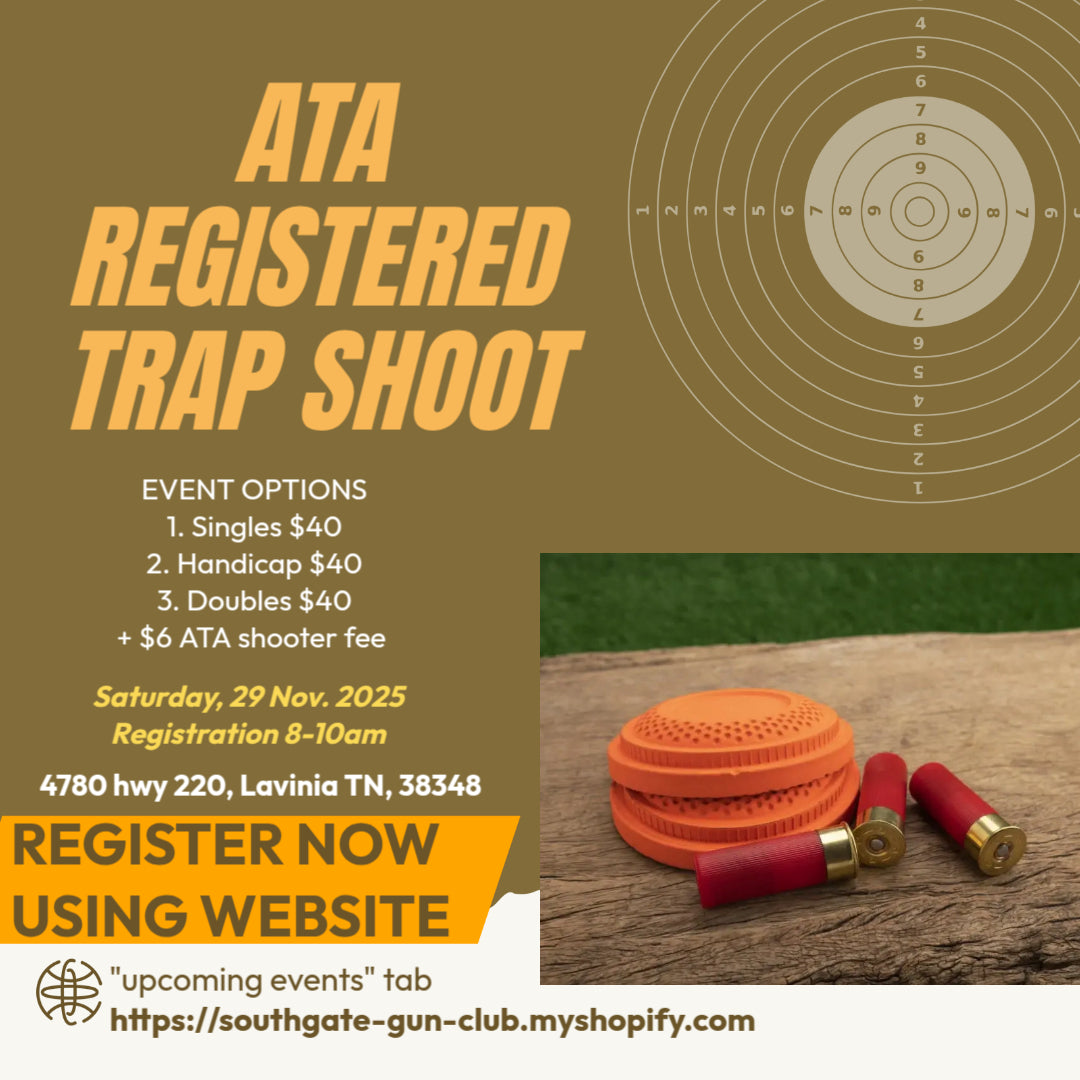 November 29th ATA Registered Trap Shoot